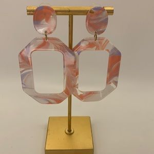 Acrylic Statement Earrings